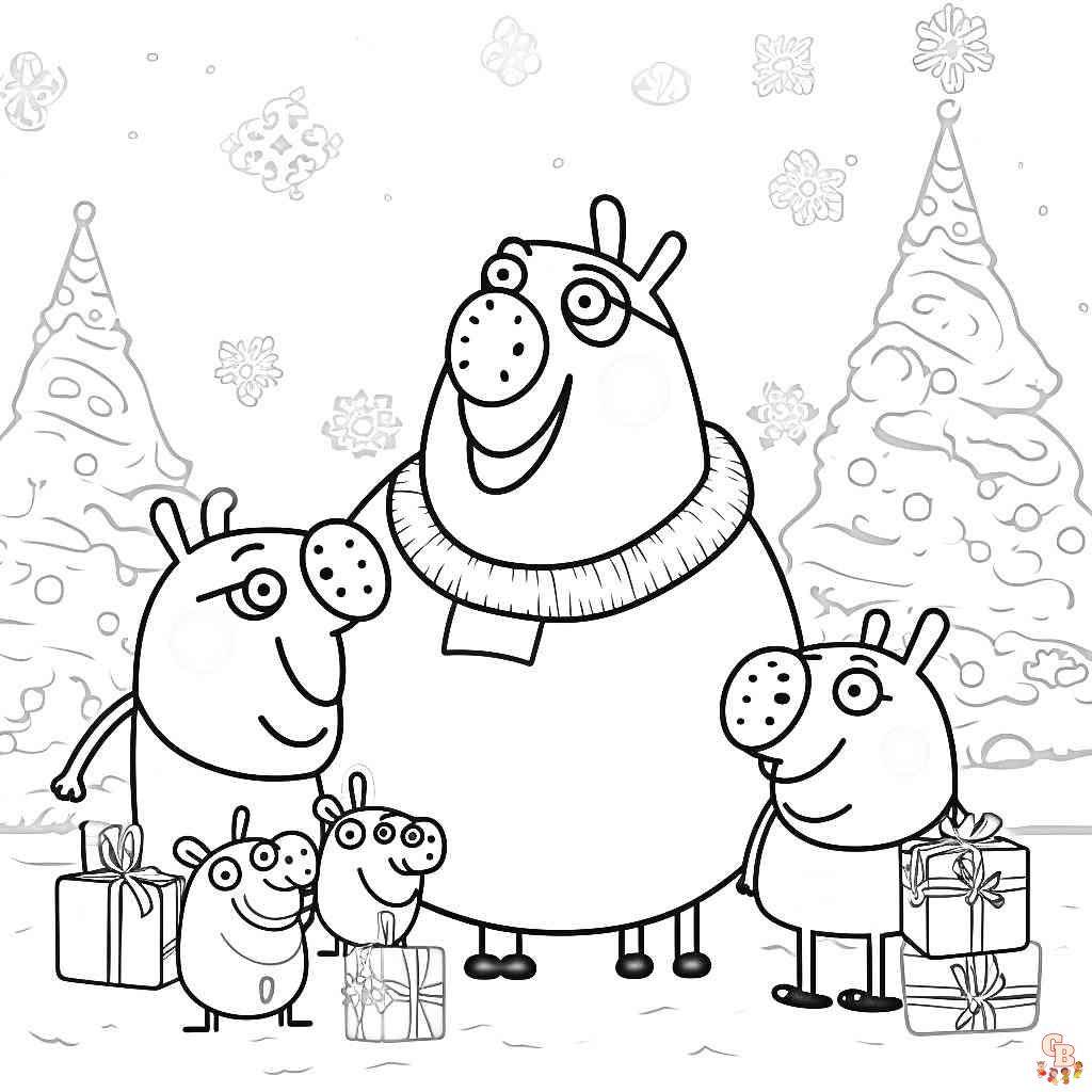 Peppa pig coloring pages a fun and engaging activity for kids