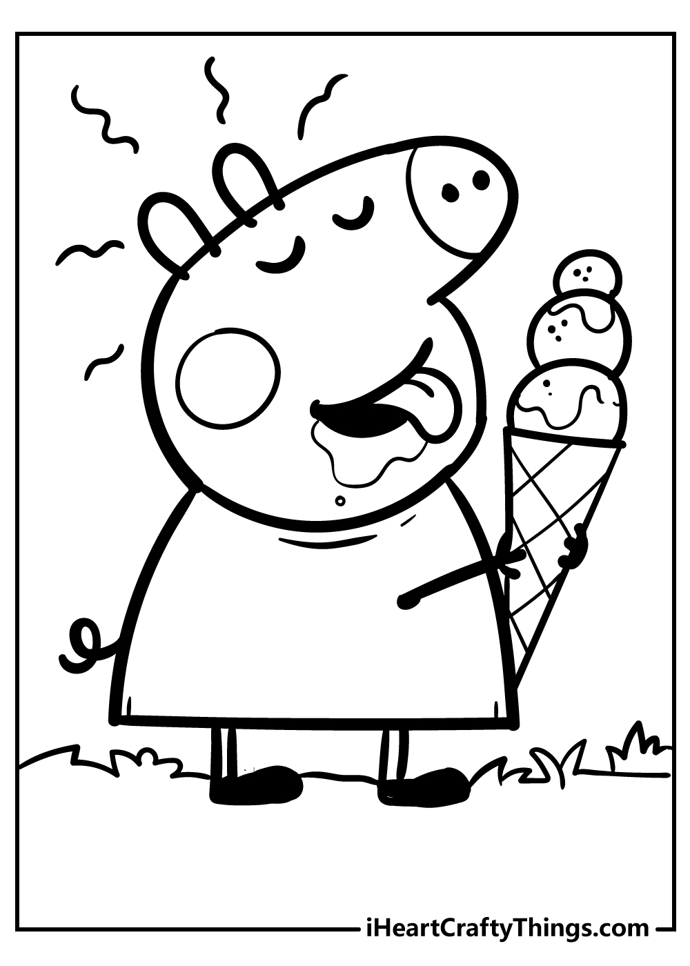 Peppa pig coloring pages free printables