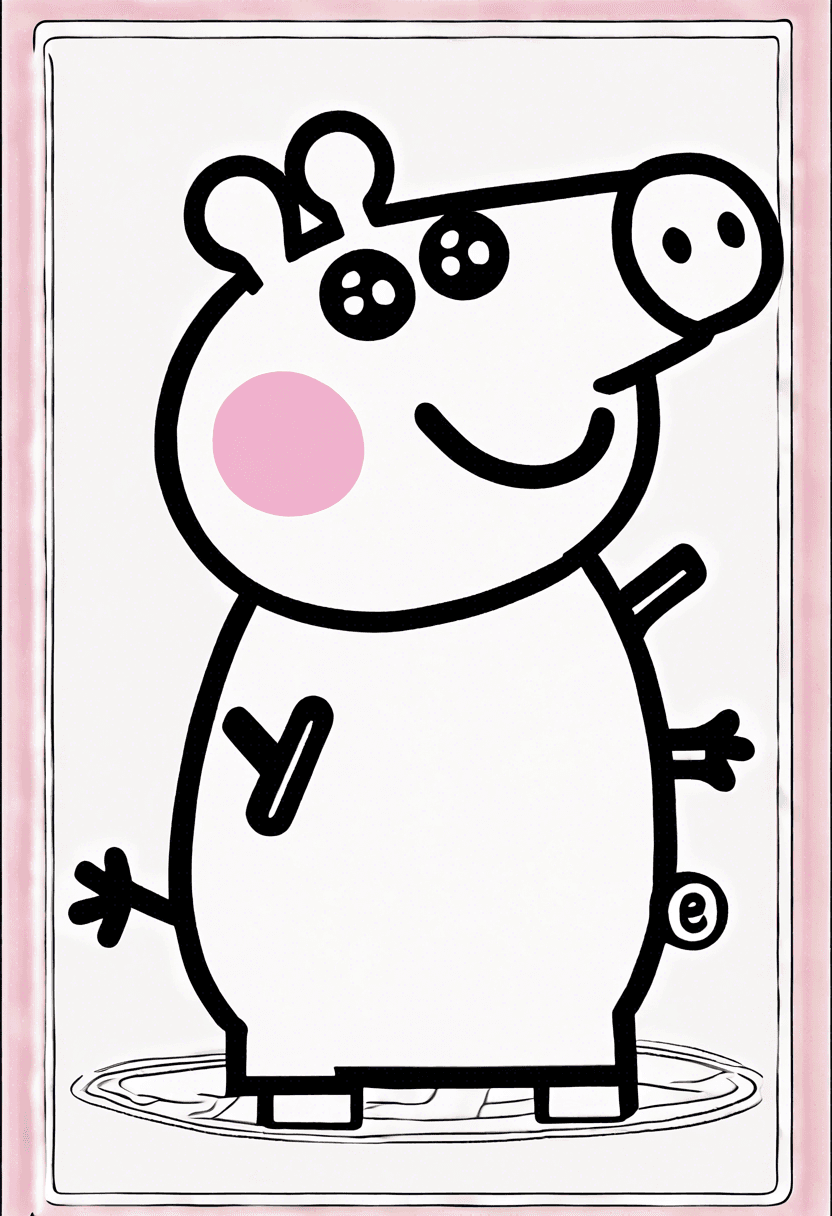 Peppa pig coloring pages