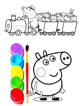 Peppa pig coloring pages