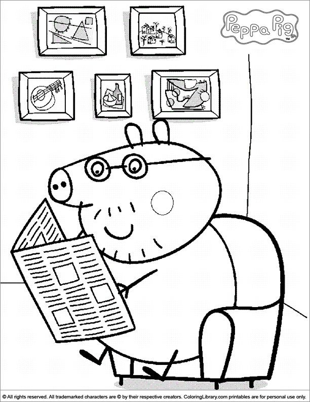 Printable coloring picture