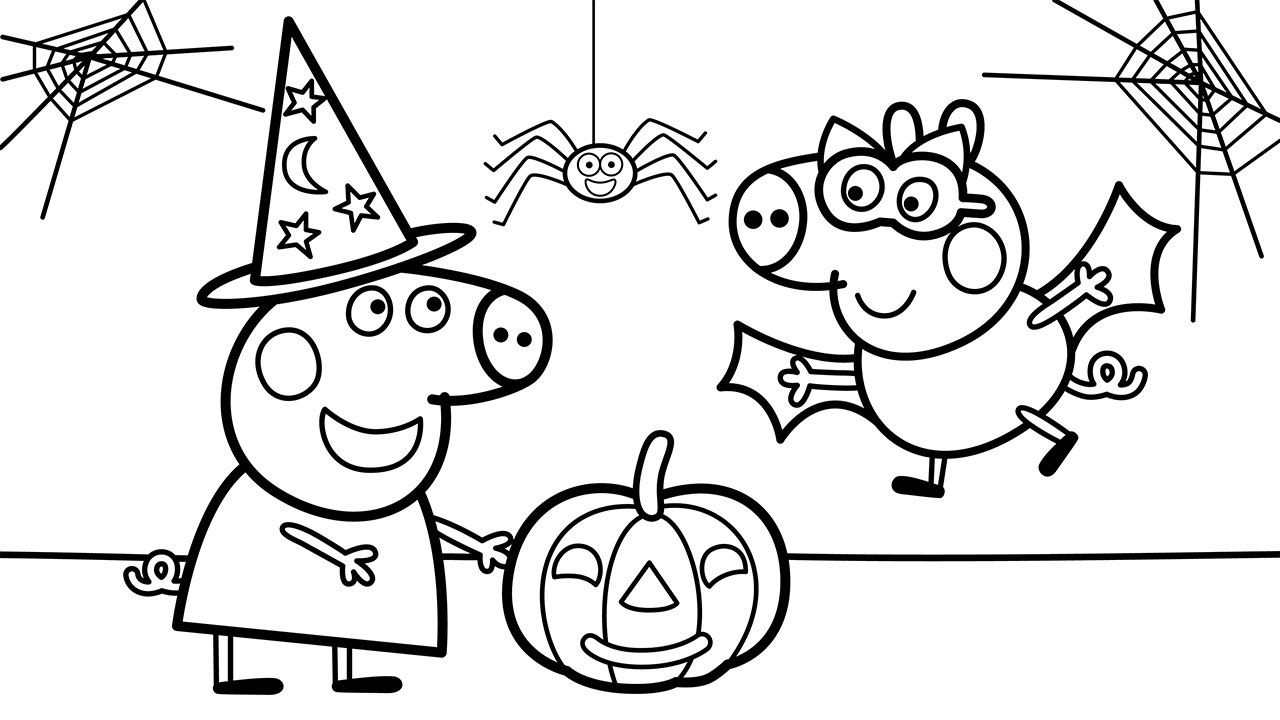 Peppa pigs best halloween party ð official coloring book