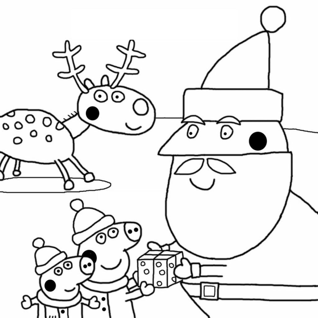 Free peppa pig coloring pages to print peppa pig coloring pages free christmas coloring pages christmas coloring pages