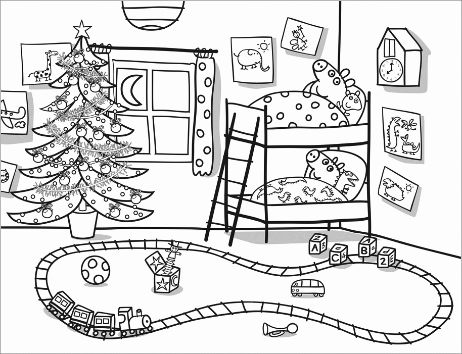 Peppa pig coloring pages