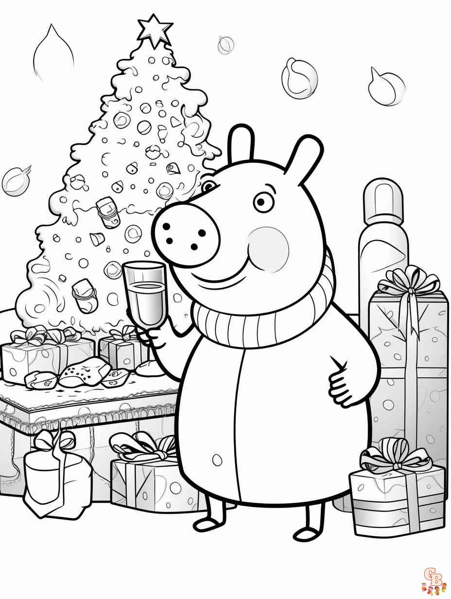 Peppa pig coloring pages a fun and engaging activity for kids