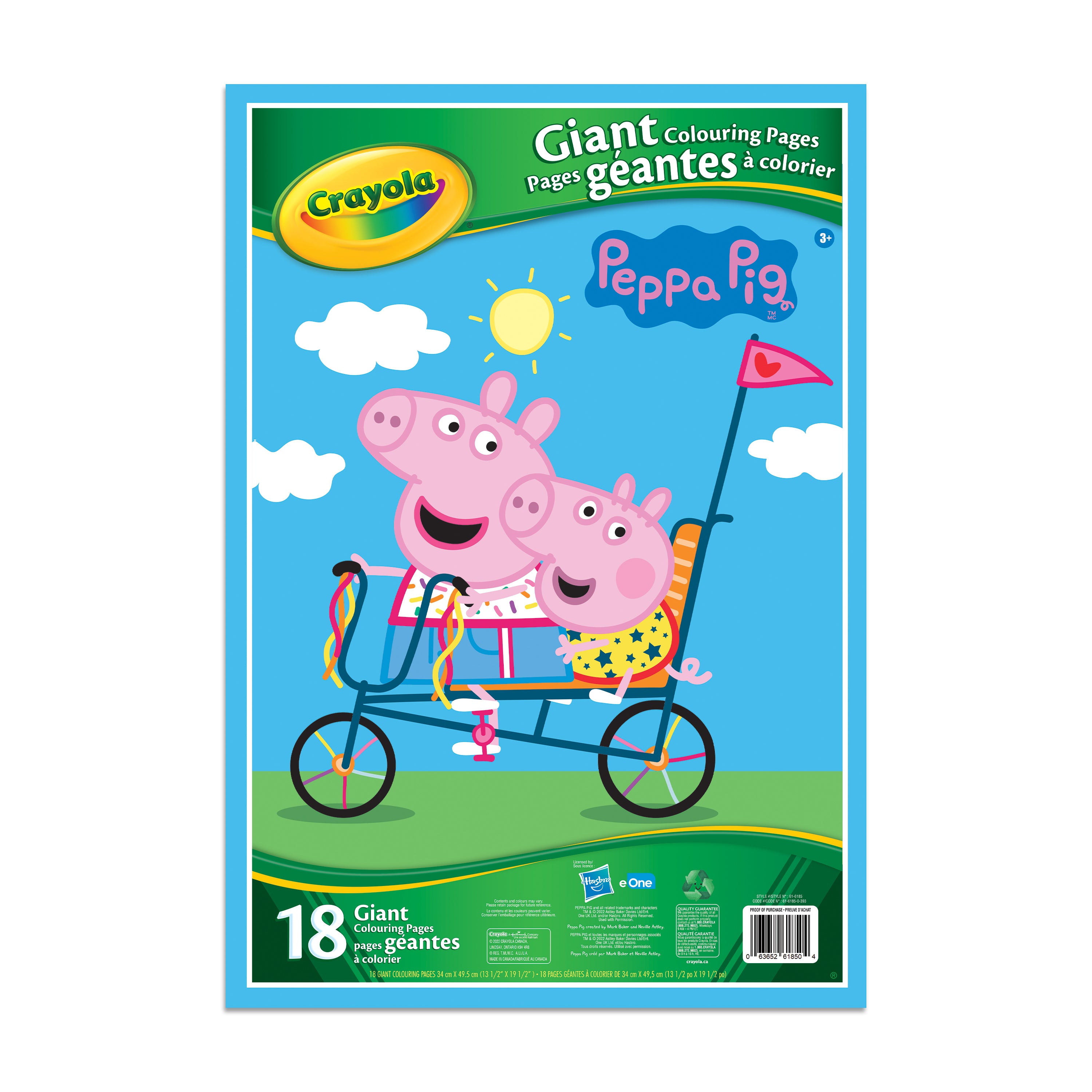 Crayola giant colouring pages peppa pig â crayola nada