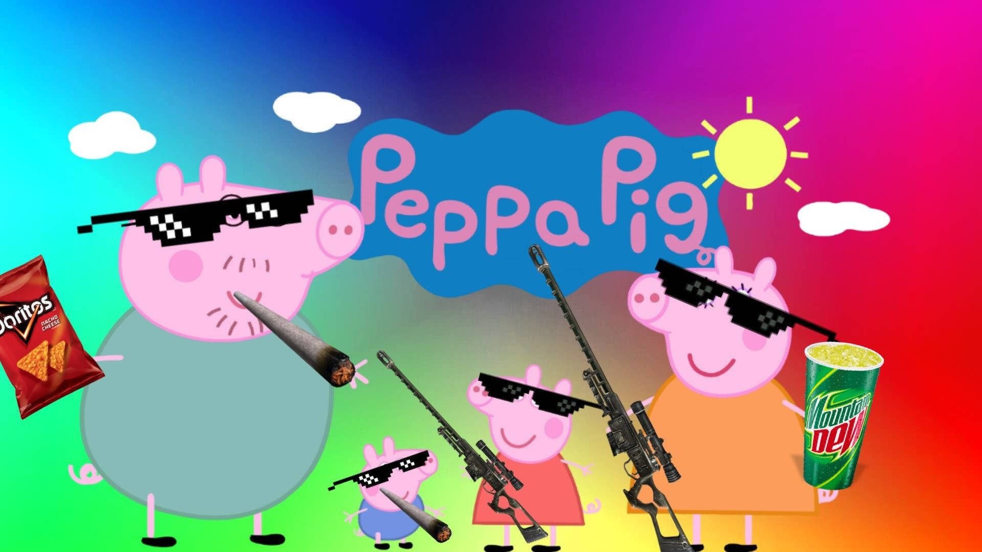 Download peppa pig wallpaper