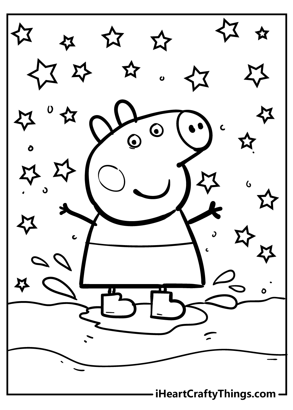 Peppa pig coloring pages free printables