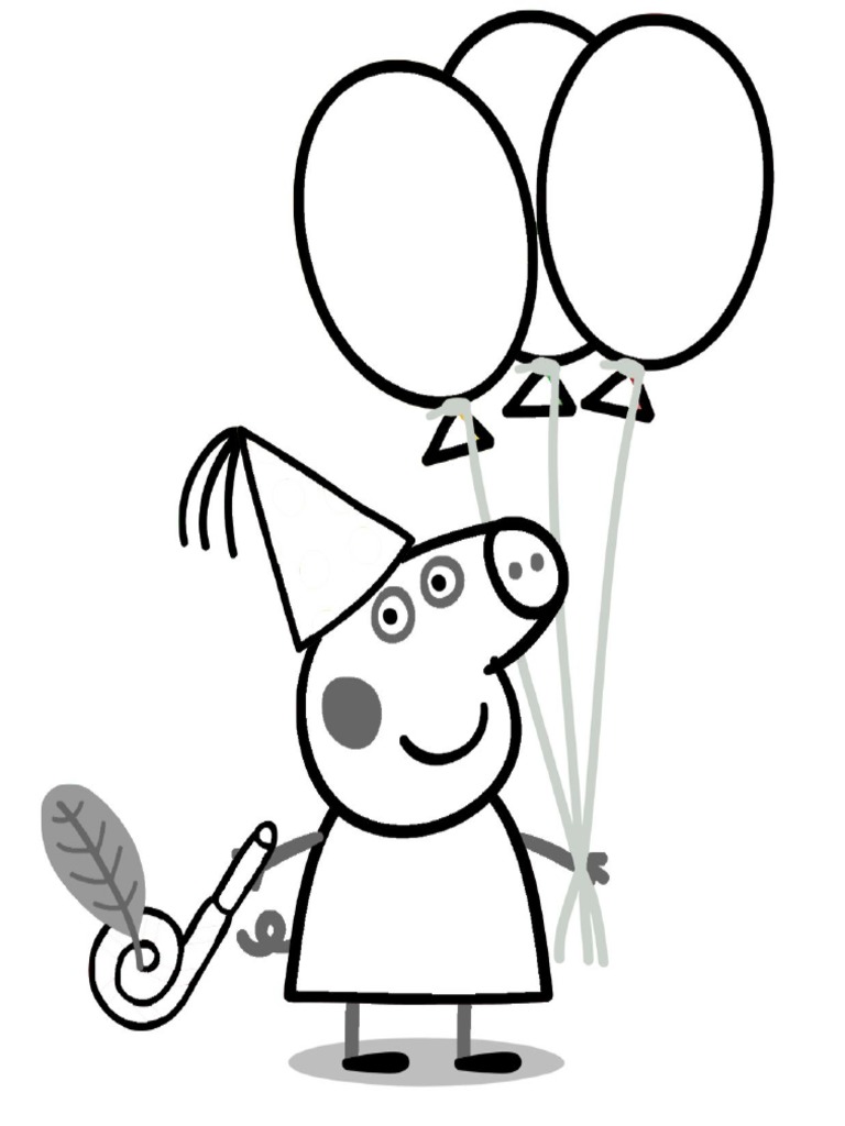 Peppa pig coloring pages pdf with with pdf pdf