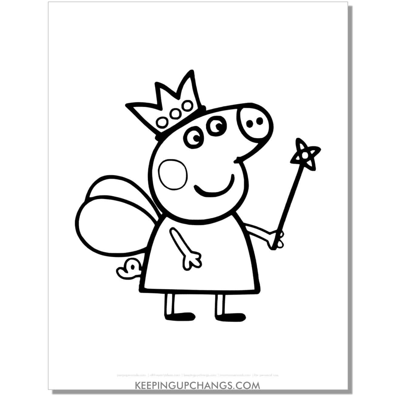 Free peppa the pig coloring pages sheets popular printables