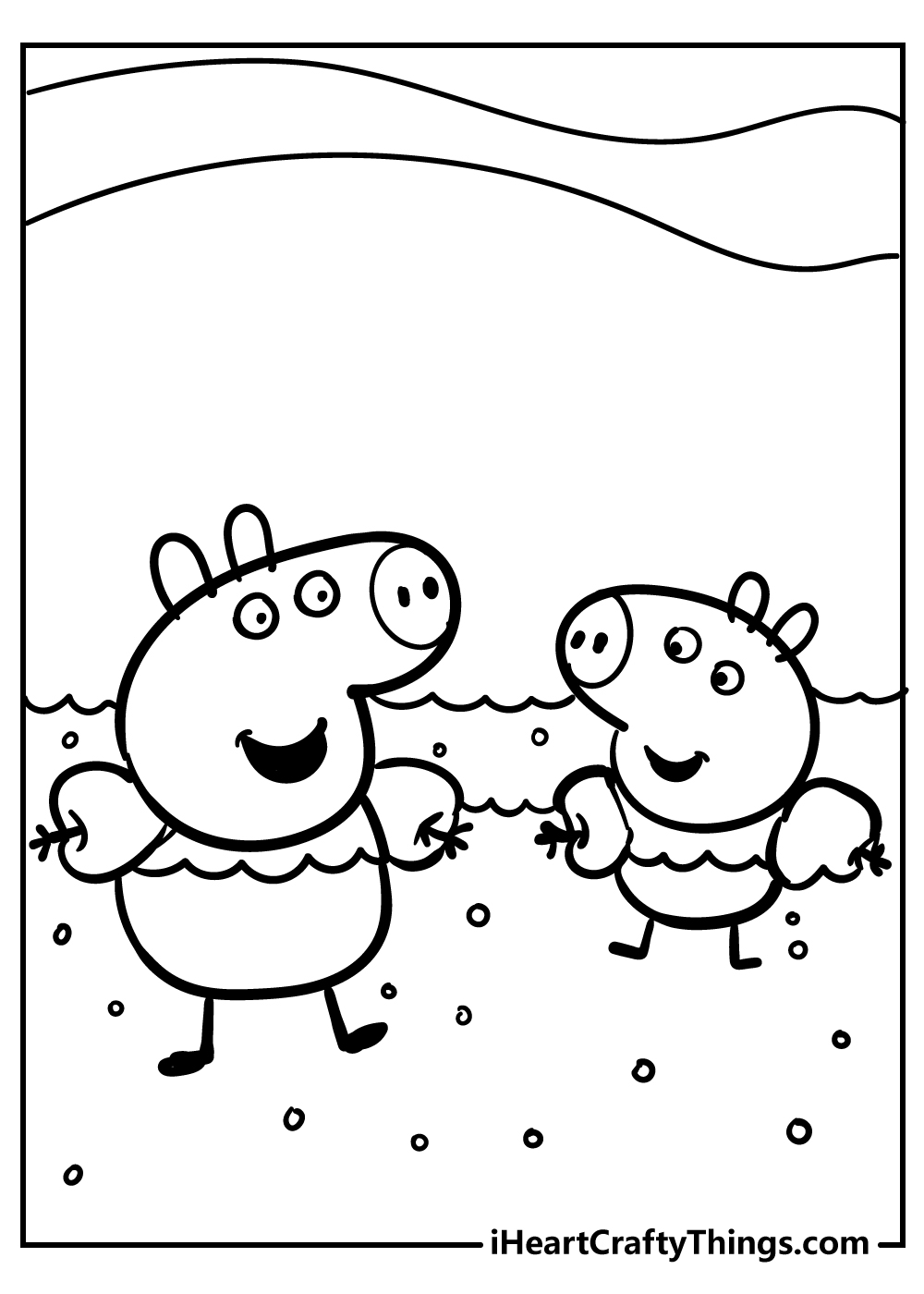 Peppa pig coloring pages free printables