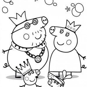 Peppa pig coloring pages printable for free download