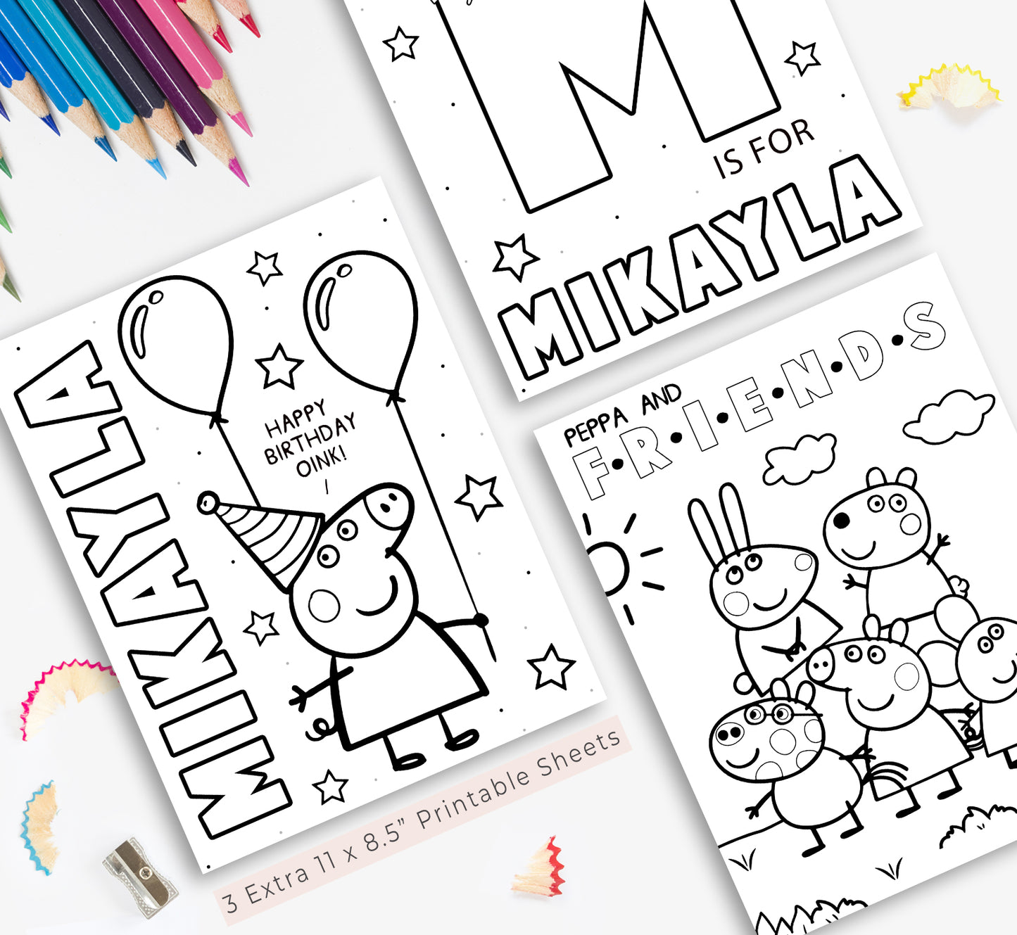 Peppa pig activity sheet coloring sheets â