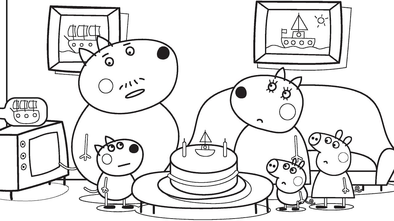 Top free printable peppa pig coloring pages online