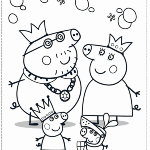 Peppa pig coloring pages printable for free download