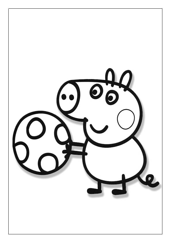 Peppa pig coloring pages printable coloring sheets