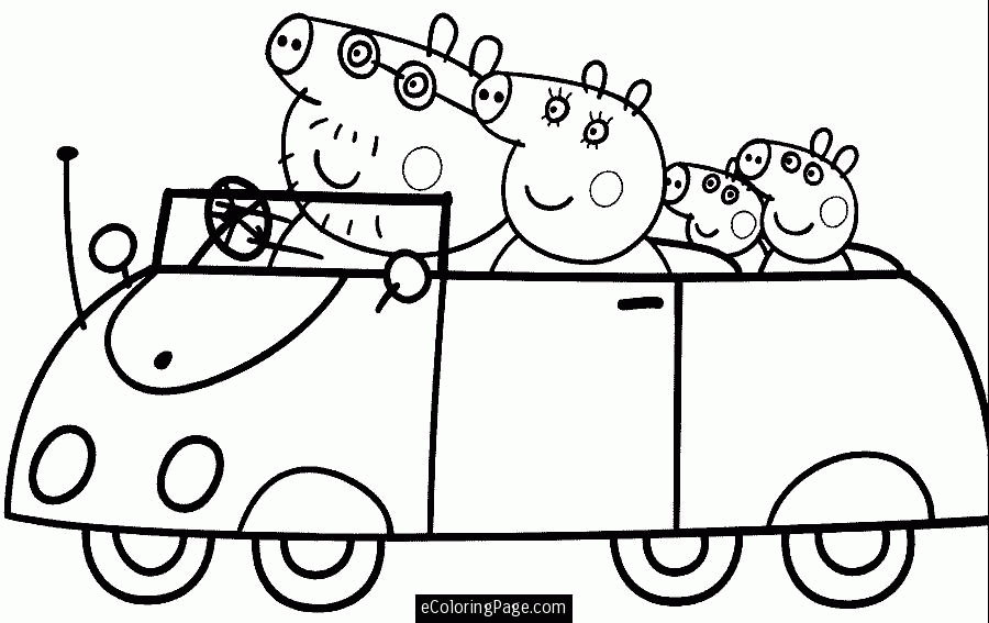 Peppa pig coloring pages worksheets