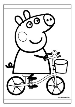 Printable peppa pig coloring pages fun nurturing imagination and skills