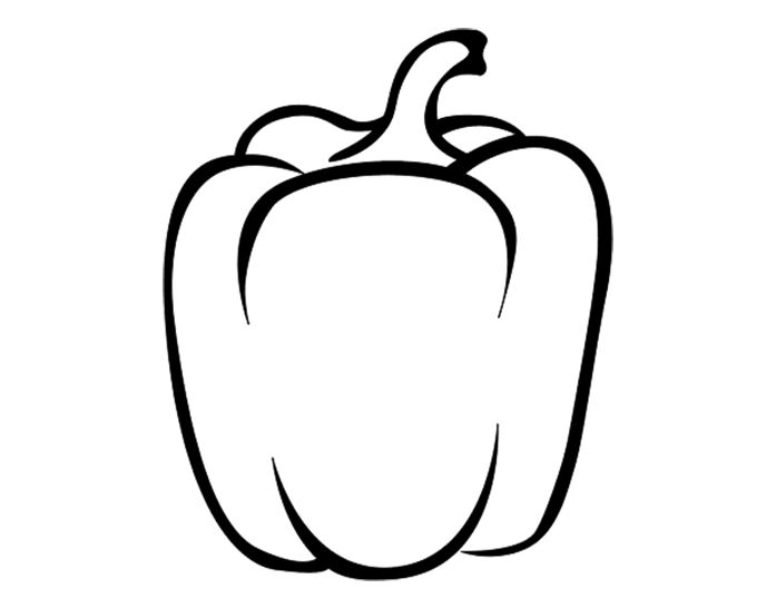 Peppers coloring pages