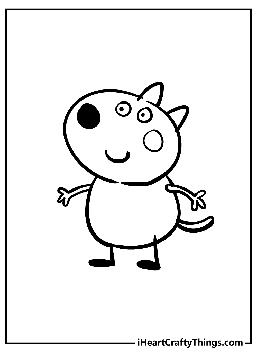 Peppa pig coloring pages free printables