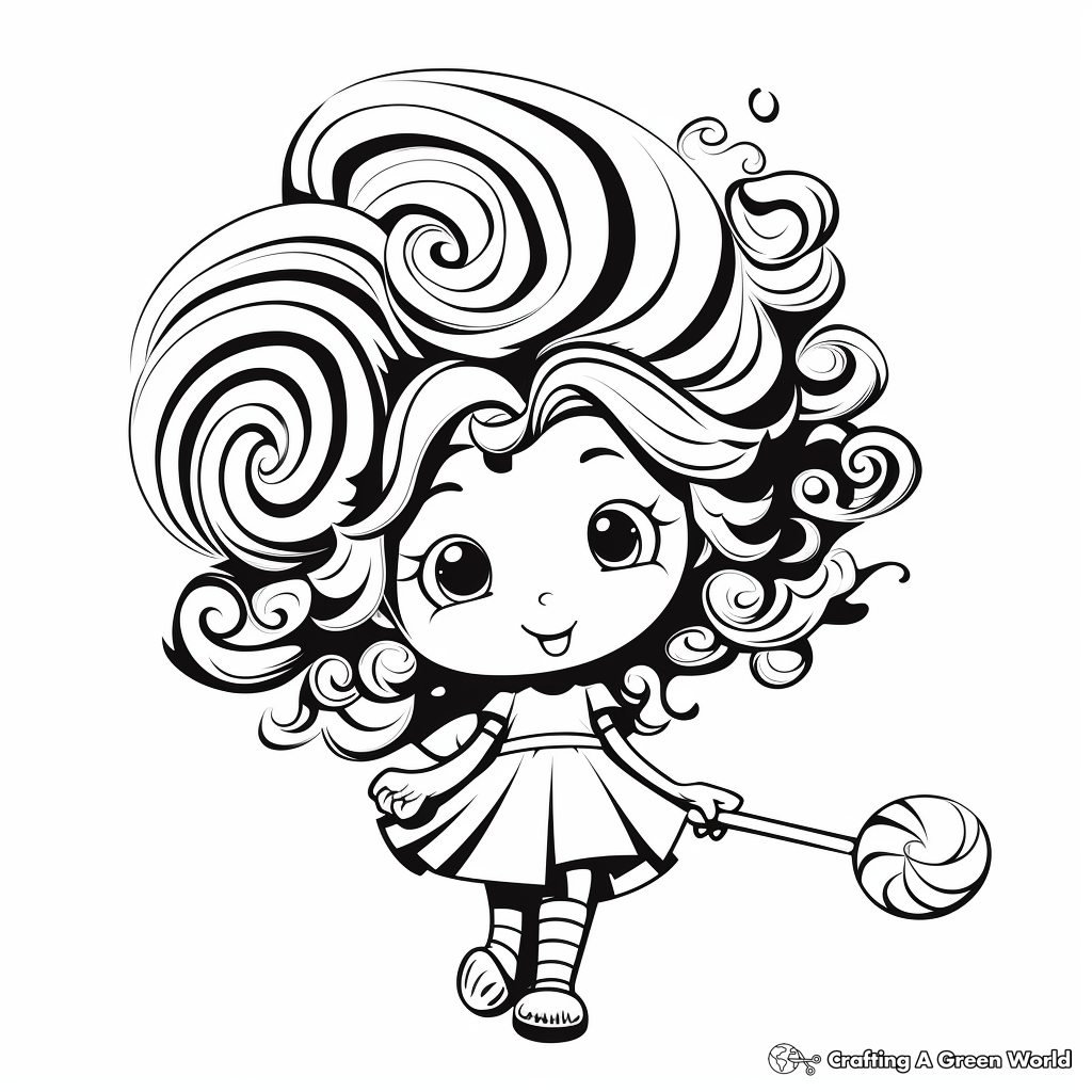 Peppermint coloring pages