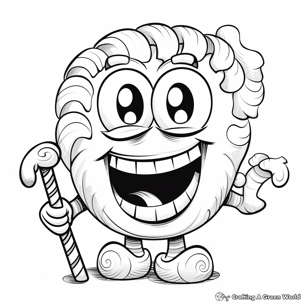 Peppermint coloring pages