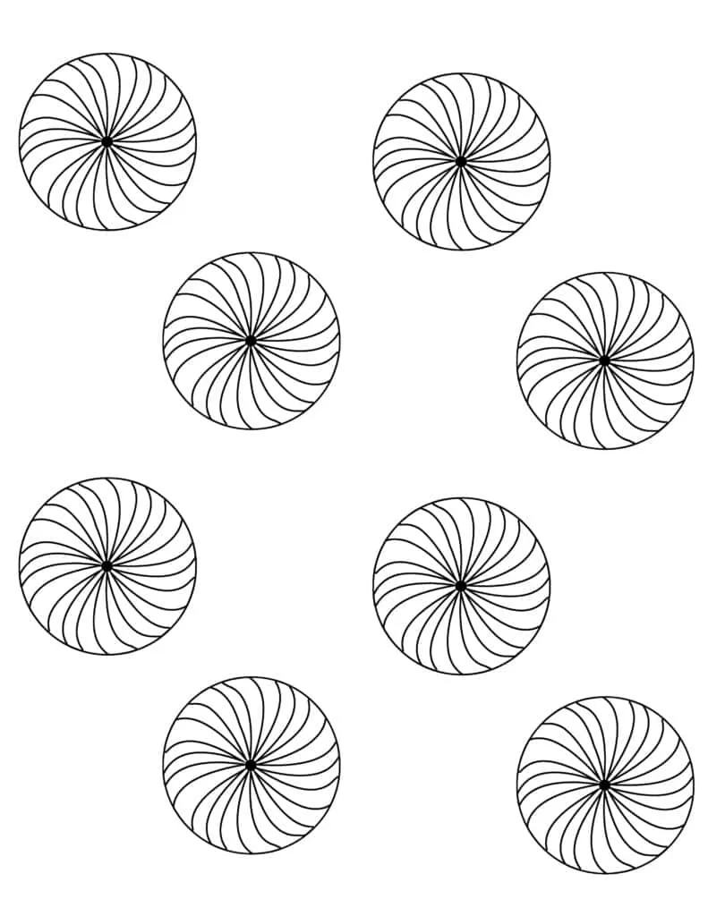 Free christmas candy printable template candy canes