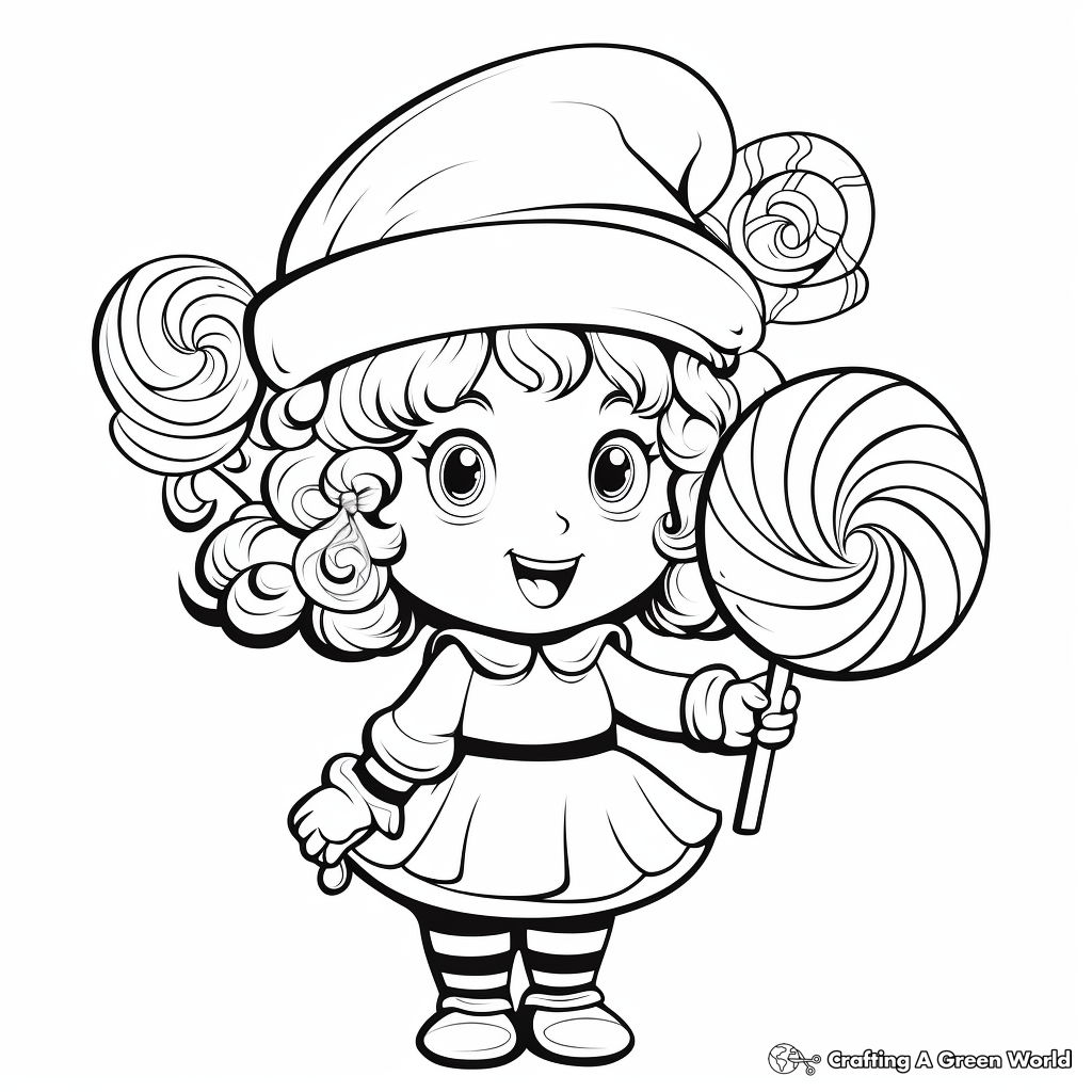 Peppermint coloring pages