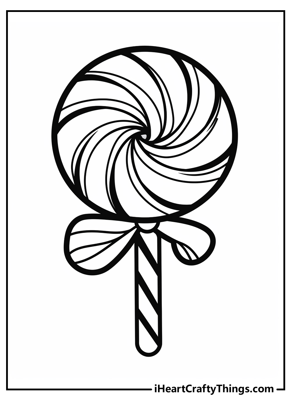 Candy cane coloring pages free printables