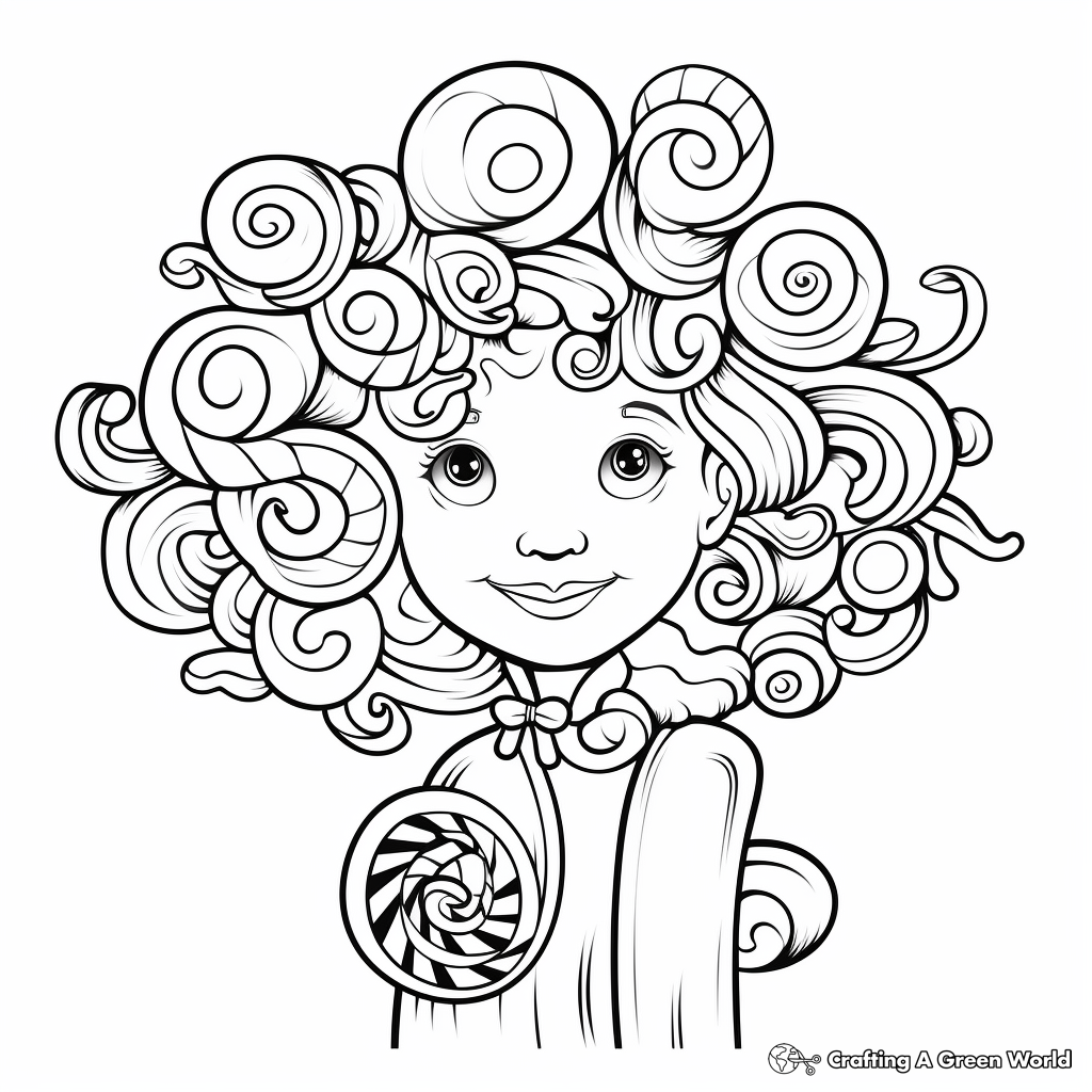 Peppermint coloring pages