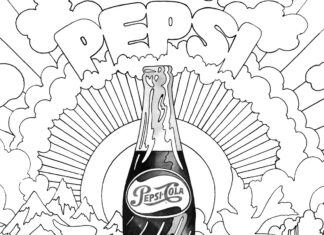 Drinks coloring pages to print and print online