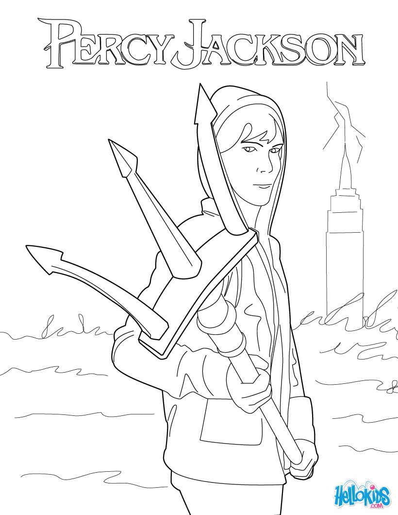 Percys trident coloring pages