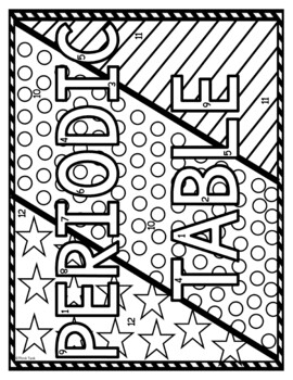 Periodic table color by number reading passage and text marking