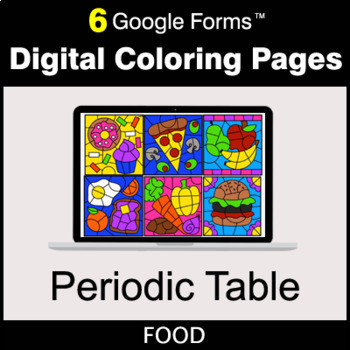 Periodic table coloring activity tpt