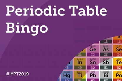 Periodic table of the elements cation