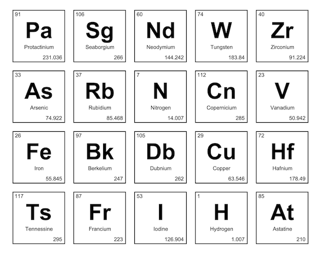 Page minerals food vectors illustrations for free download