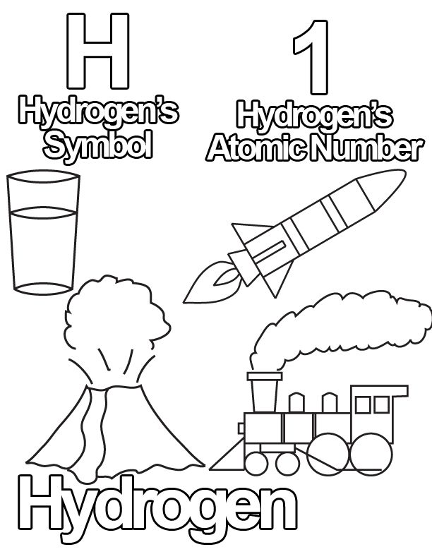 Free coloring pages from the periodic table of elements coloring book homeschool science science free coloring pages