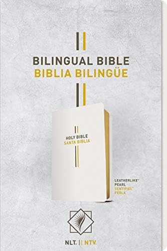 Bilingual bible biblia bilingue nltntv new living translation leatherlike pearl nueva traduccion viviente sentipiel perla tyndale books