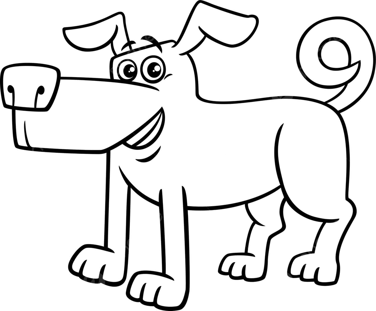 Dibujo de perro dibujos animados personaje animal cãmico pãgina para colorear orejas libro vector png dibujos dibujo del coche dibujo de dibujos animados dibujo de animal png y vector para dcargar gratis