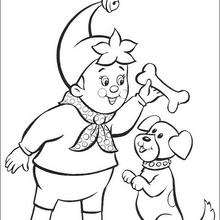 Baby and big ears coloring pages