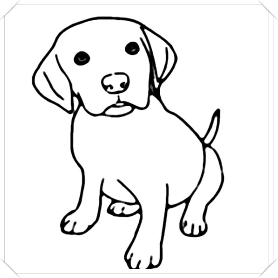 Hermosas imãgen de perros para colorear para que los mãs chicos se puedan divertir pintaâ como dibujar un perro dibujos de perros animal facil de dibujar