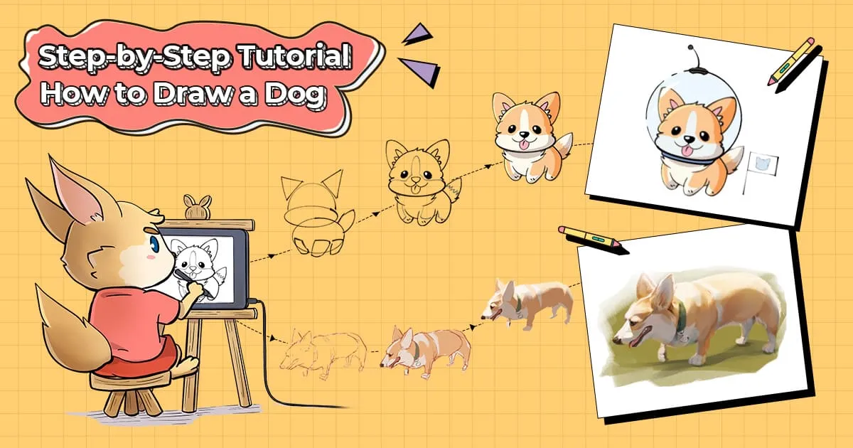 Tutorial paso a paso cãmo dibujar un perro xppen tienda oficial mãxico