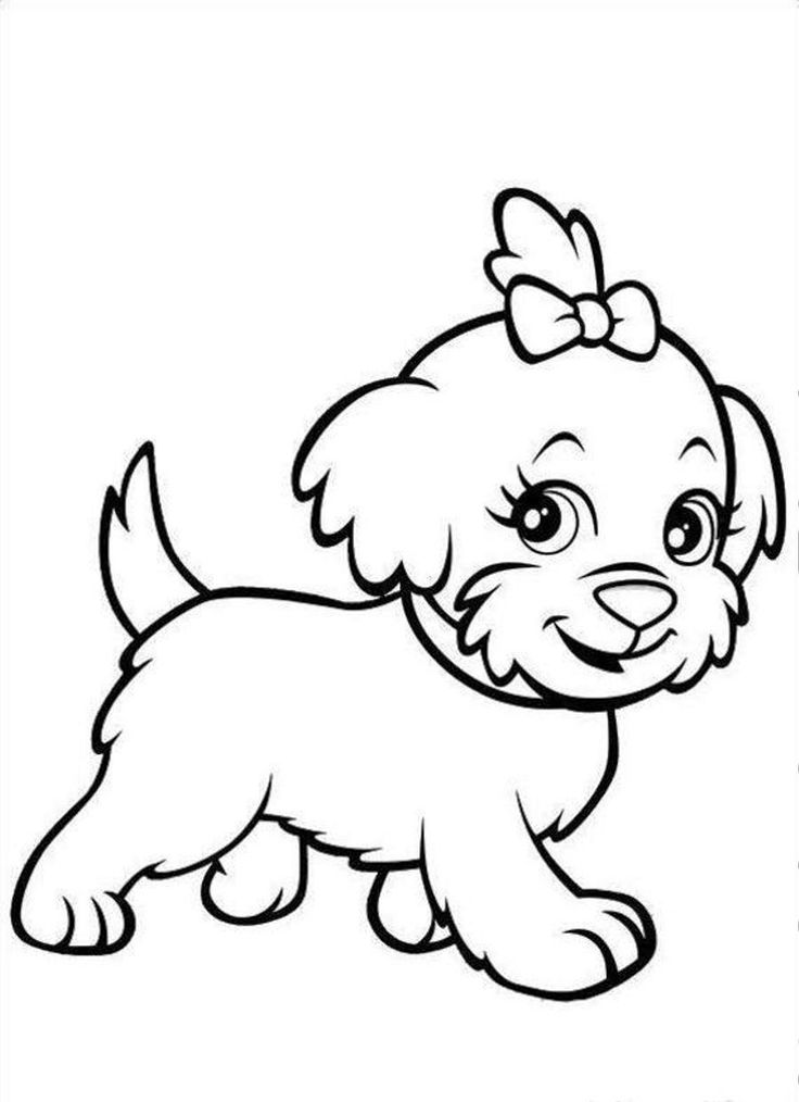 Puppy coloring pages pdf download