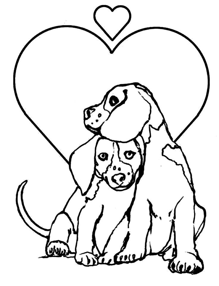 Printable dog coloring page to print and color for free loving dogs from the gallery dogs dog coloring book dog coloring page animal coloring pages