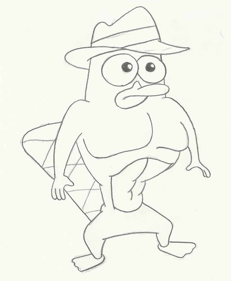 Perry the platypus by brigz on