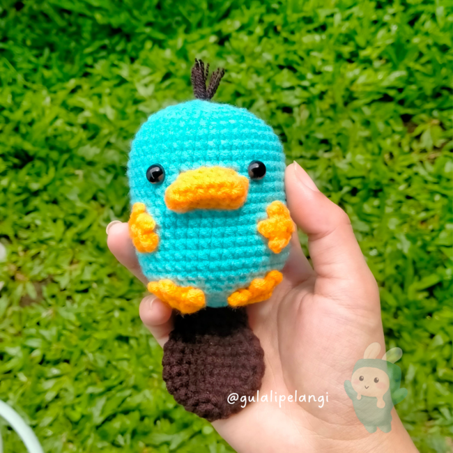 Free parry the platypus crochet pattern