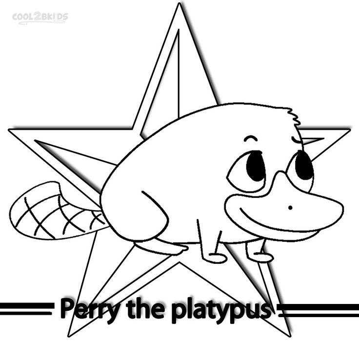 Printable perry the platypus coloring pag for kids coolbkids coloring pag for kids disney coloring pag coloring pag