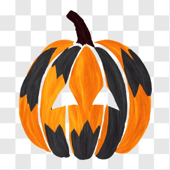 Download halloween pumpkin with scar