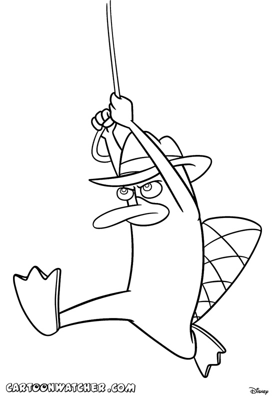 Ideas phineas and ferb colouring pages cartoon coloring pages