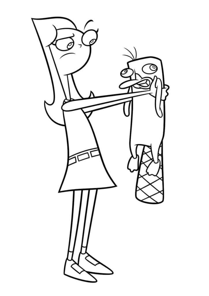 Phineas and ferb coloring pages